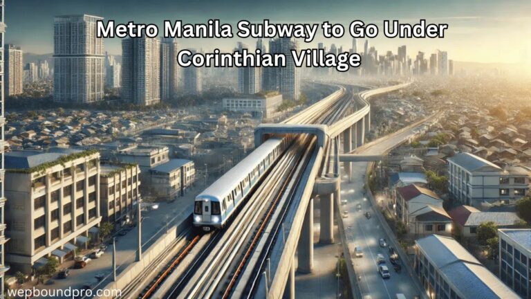 Metro Manila Subway to Go Under Corinthian Village