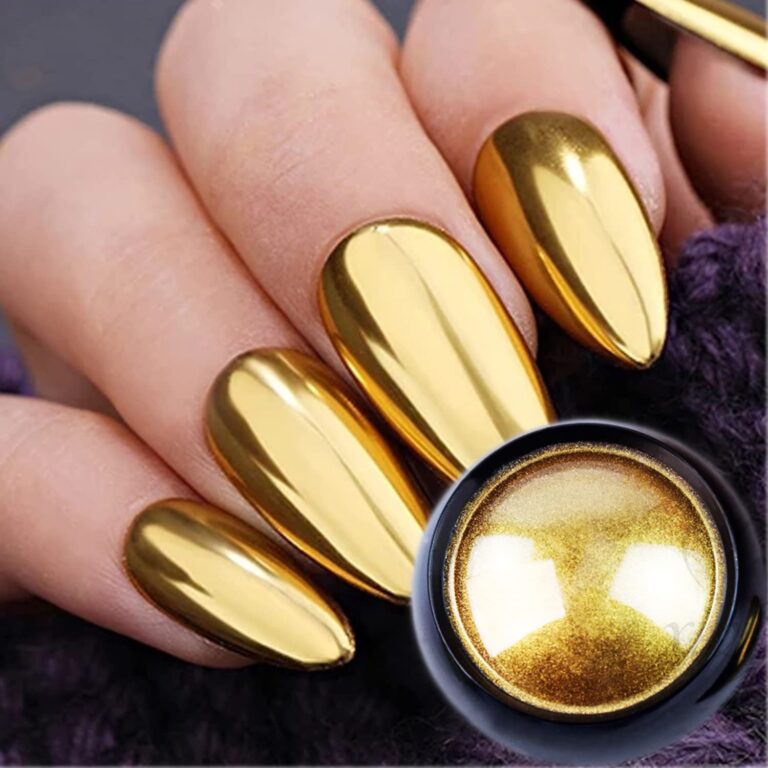 gold nail polish